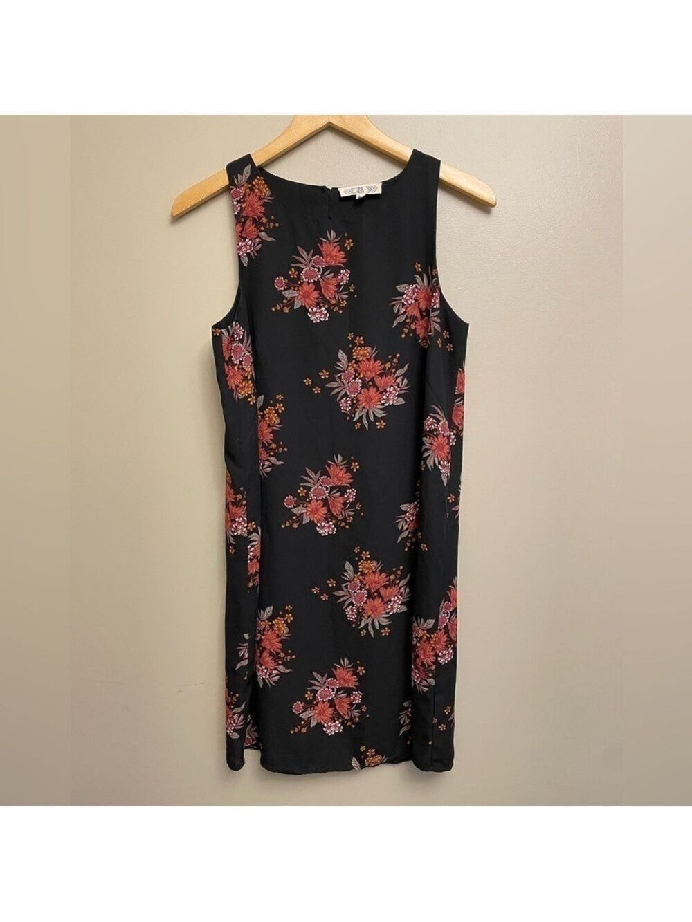 Pink Rose Floral Dress Medium